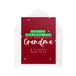 Oma Kerstkaart - Vrolijk Kerstfeest naar een prachtige oma - Grootouder Kerstkaarten - Nana Kaarten - Oma Kaarten - CBH1440