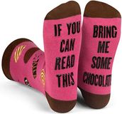 Malinsi Grappige Sokken Chocolade - Leuke AntiSlip Huissokken Dames & Heren