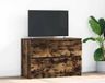 Prolenta Maison Exclusive - TV-meubel van gerookt eikenhout, 80x35x54 cm, gemaakt van houtvezel