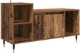 vidaXL TV Kast 100 x 35 x 55 cm Oud Hout Bewerkt hout