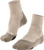FALKE TK2 Wool Short Wandelsokken Heren Beige Maat 44-45