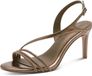 Tamaris - Dames - Sandalen met hak - Brons - Maat 36