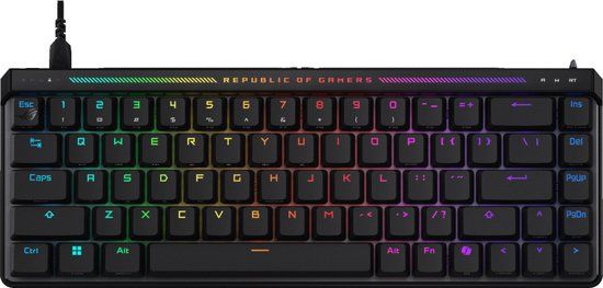 ASUS ROG Falchion Ace HFX Toetsenbord Gamen USB Frans Zwart