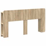 vidaXL Hoofdeinde Kast Sonoma Eiken Bewerkt Hout