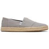 TOMS ALPARGATA ROPE 2.0 Heren Instappers Grijs Maat 42.5