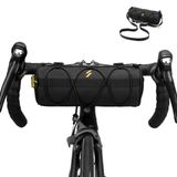 Sacoche de guidon de vélo - Sacoche de guidon - Bandoulière - Noir - 2,4 L