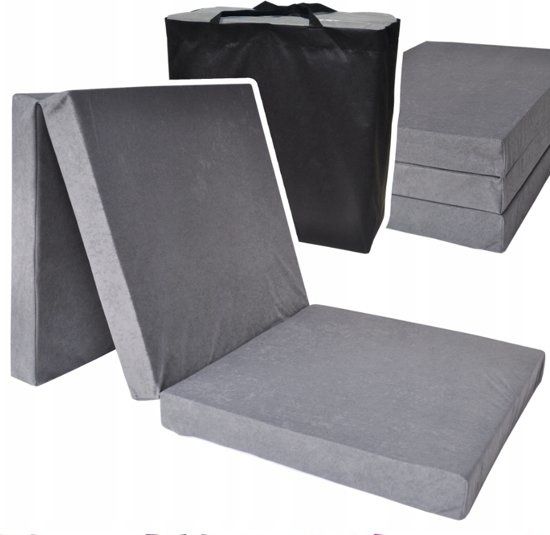 Viking Choice Opvouwbaar Matras Grijs 195x80x15 cm - Campingmatras