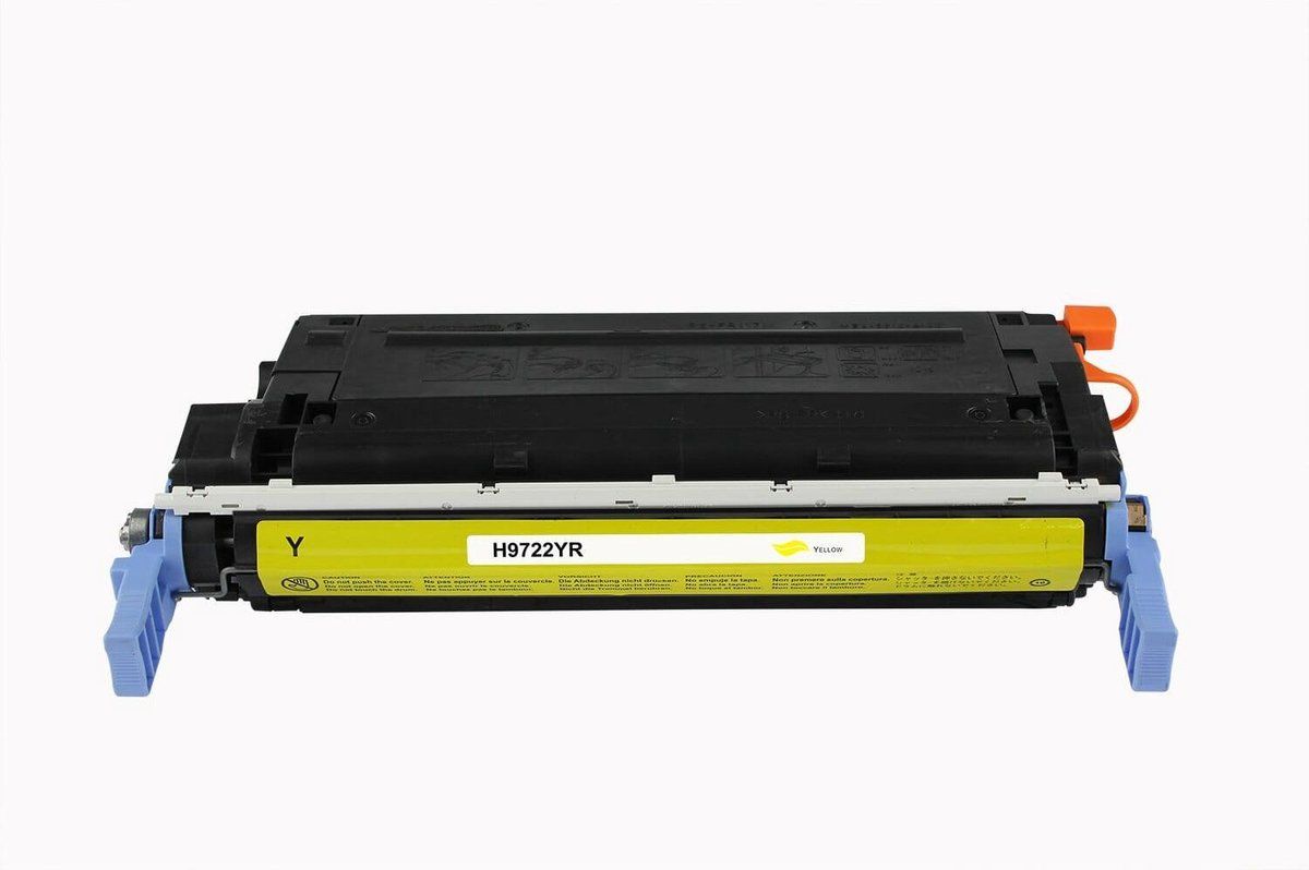 HP C9722A (641A) Alternatieve Toner Cartridge Geel - 8000 Pagina's