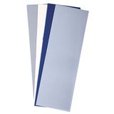 Rayher 31448000 Versierende was, blauwe tinten, set van 4 decoratieve wasplaten, 20 x 6,5 cm