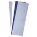Rayher 31448000 Versierende was, blauwe tinten, set van 4 decoratieve wasplaten, 20 x 6,5 cm