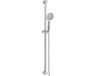 vidaXL Ensemble de système de douche chrome 100 cm acier inoxydable