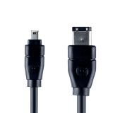 Bandridge FireWire 4 pin to 6 pin Cable, 2.0m