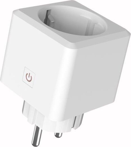 eTiger Wifi stopcontact met 12A energiemonitor - Wit