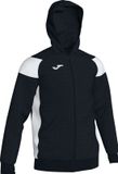 Joma Crew III Jas Met Kap Kinderen - Wit / Zwart | Maat: 164