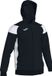Joma Crew III Jas Met Kap Kinderen - Wit / Zwart | Maat: 164