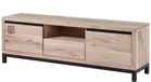 MASSIVMOEBEL24.DE meuble TV chêne sauvage beige bois massif 170x40x56 cm