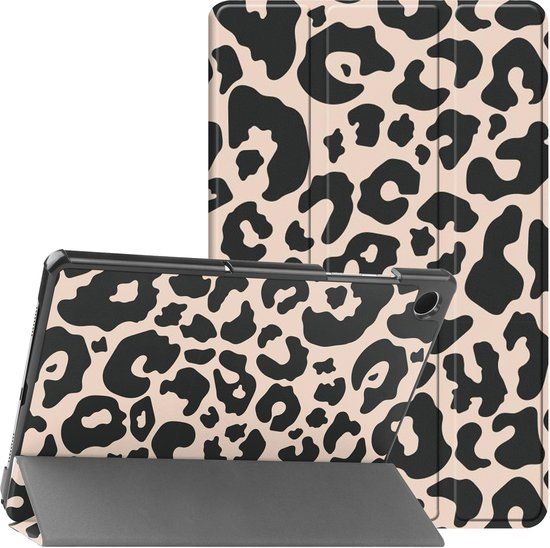 imoshion Tablet Hoes - Geschikt voor Samsung Galaxy Tab A11 Plus - Design Trifold Bookcase - Leopard
