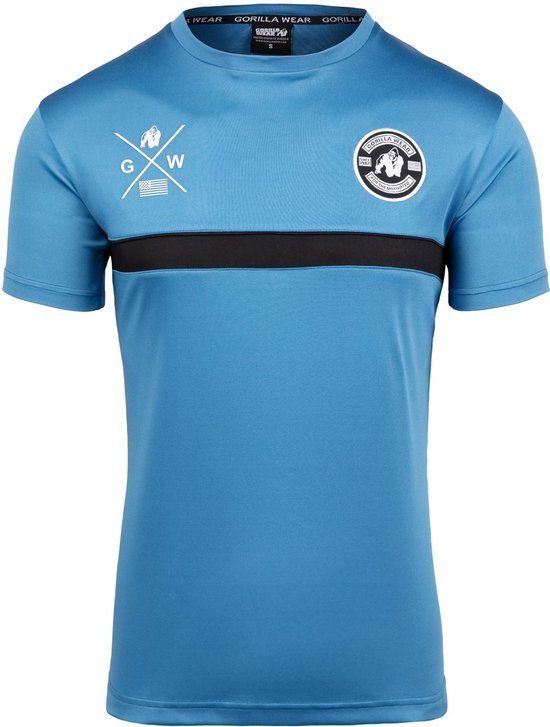 Gorilla Wear Vernon T-shirt - Blauw - S