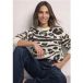 Sweater met lange mouwen en een mix van dierenprints