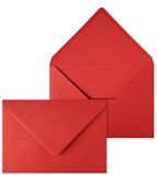Netuno Woodstock Netuno Gladde Rode Enveloppen A5 - 162 x 229 mm - C5 - 20 stuks