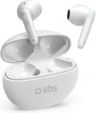 Sbs Twin Pure Drops Headset True Wireless Stereo (TWS) In-ear Oproepen/muziek Bluetooth Wit