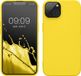 kwmobile telefoonhoesje geschikt voor Apple iPhone 14 - Back Cover - Stralend Geel