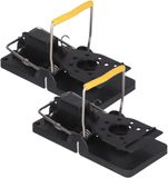 Gerimport piège à souris - 6x pièces - 9 x 5 cm - plastique/métal - attraper les souris