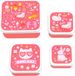 A Little Lovely Company Broodtrommel - Lunch & snack box set van 4 - Fun