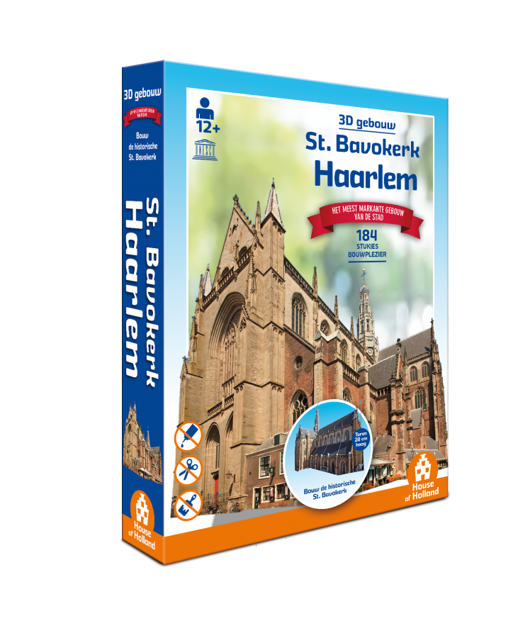 House of Holland 3D Gebouw - St Bavokerk Haarlem (140 stukjes)