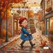 Alley Stories - Contes de Ruelle : Une Fillette et son Écureuil dans les Ruelles Européennes, Livre de Coloriage pour Adultes et Adolescents: 60 ... Devantures Anciennes, Boulangeries Charmantes
