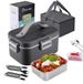 Boîte à lunch électrique - Chauffe-plat portable - 1,5 litre - 75 watt - 220 volt - Récipient amovible en acier inoxydable - Convient pour le bureau