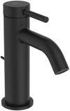 Ideal Standard Ceraline Nuovo - Wastafelkraan, met afvoer, BlueStart, zijdeglans zwart BD758XG