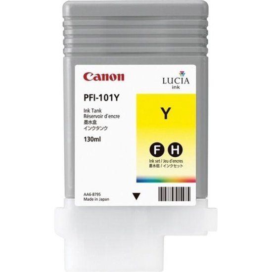 Canon PFI-101Y - Gele inktcartridge - 130 ml - Origineel