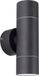 KS Verlichting Ray Up en Down Lampe murale noire avec LED