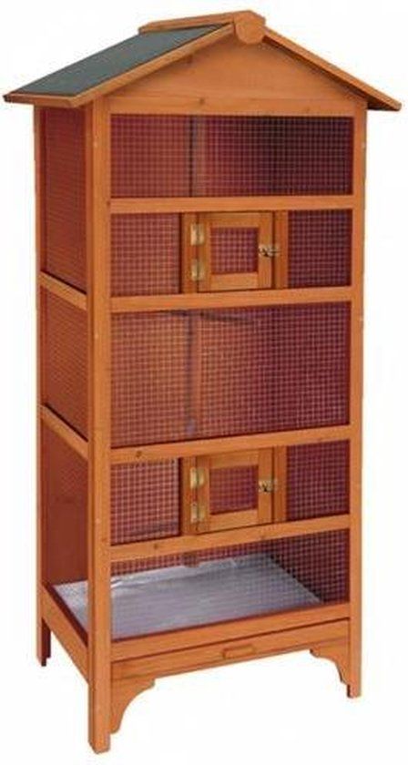 Karlie Voliere Hout Nevada - Vogelkooi - 78 x 57 x 157,5 cm