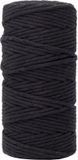 Vaessen Creative Macrame Touw - Zwart - 3mmx100m
