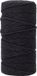 Vaessen Creative Macrame Touw - Zwart - 3mmx100m