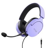 Merkloos Gamingheadset - Over-ear - 3,5 mm - Paars - Microfoon