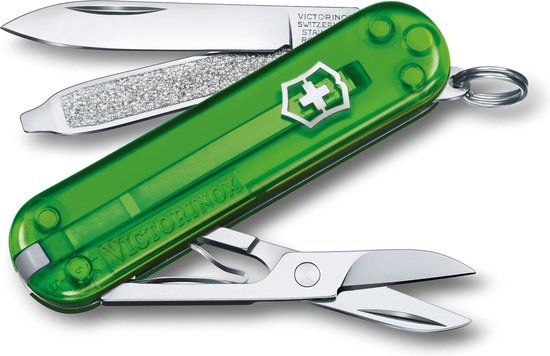 Victorinox Classic SD Green Tea - 7 Functions - Swiss Army Knife