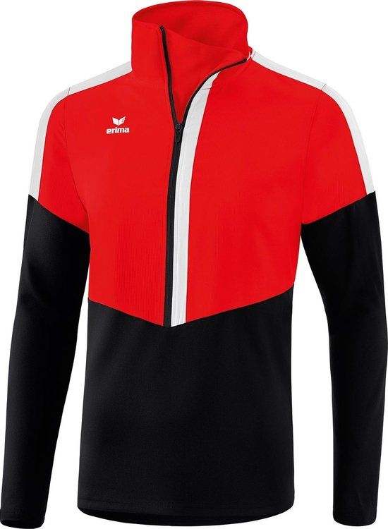Erima Squad Worker Trainingssweater Senior - Rood/Zwart/Wit - Maat S