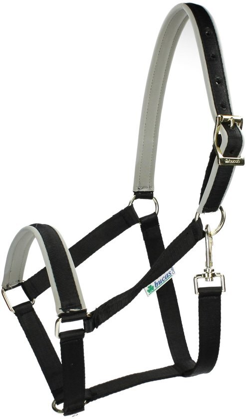 Bucas Halster Dublin - Black-silver - pony overig