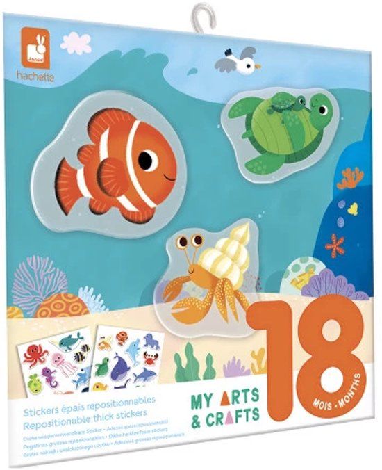 Janod Stickerboek Zeedieren