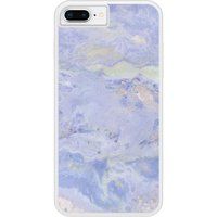 Apple iPhone 7 Marbre bleu Verstevigd hoesje met sublimatie bedrukking