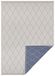 freundin Home Collection Nora Vloerkleed voor binnen en buiten, weerbestendig, modern design, tapijt voor balkon, terras, serre, badkamertapijt, woonkamertapijt, blauw, crème, 80 x 150 cm