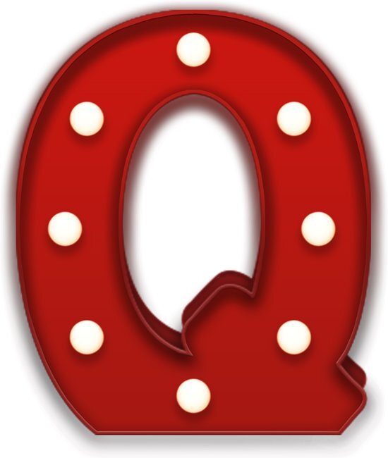 Giggle Beaver Carnival Q - Tafellamp - LED - Rood