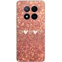 Xiaomi Siliconen hoesje - Compatibel met Xiaomi Redmi Note 14 Pro 5G, Xiaomi Redmi Note 14 Pro Plus 5G - ontwerp paillettes coeur