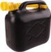 Dunlop Jerrycan 5 Liter - Benzine en Water - Zwart