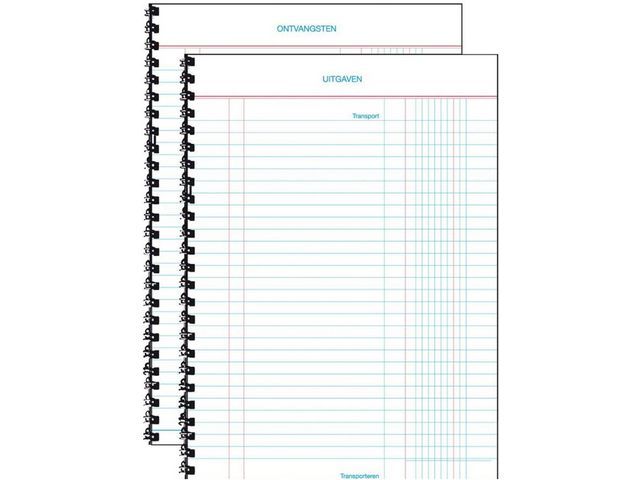 Sigel Expres Kas- en kwitantieformulieren Kasboek - A5 - 50 vel