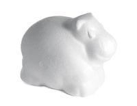 INNSPIRO nijlpaard, porex, 10,5 x 14,5 cm, dieren, wit