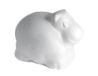 INNSPIRO nijlpaard, porex, 10,5 x 14,5 cm, dieren, wit